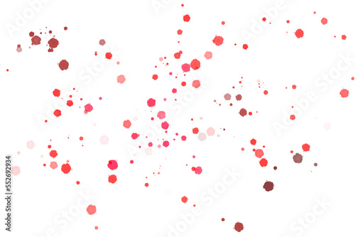 Fototapeta Naklejka Na Ścianę i Meble -  Use this red watercolour splatter wash as a background for digital art, photographs, illustrations, websites, print and other graphics. Transparent PNG image.