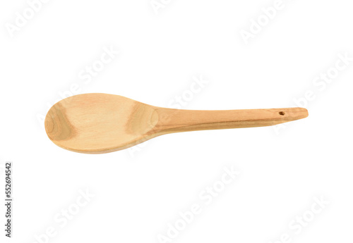 teak wooden spoon on transparent png