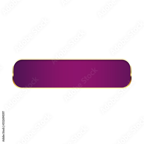 purple banner bar and flag gold rim