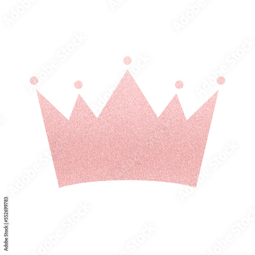 Foto Pink Glitter Crown Transparent Clipart