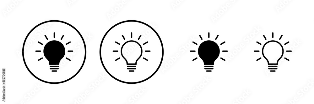 Lamp icon vector illustration. Light bulb sign and symbol. idea symbol. Lamp icon vector illustration. Light bulb sign and symbol. idea symbol.