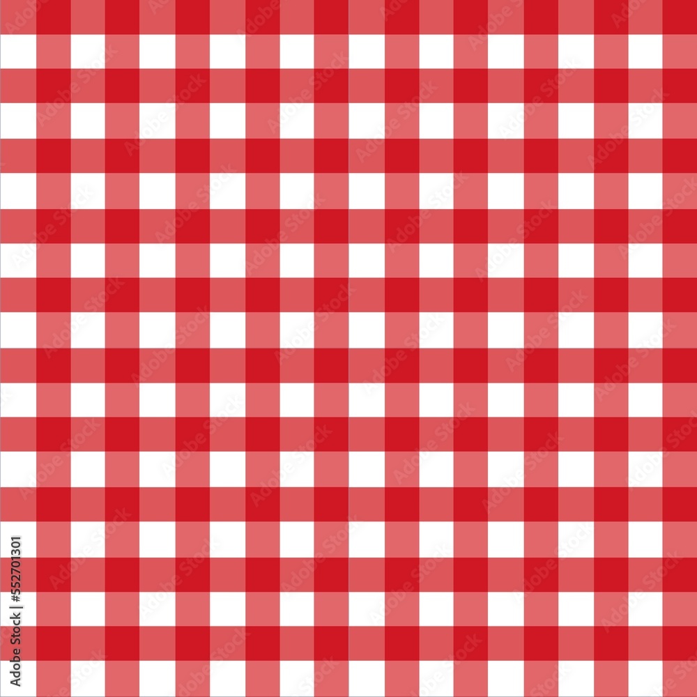 Geometric pattern seamless gingham white red pattern 3d illustration can be used in decorative design fashion clothes Geometric pattern seamless gingham white red pattern 3d illustration can be used in decorative design fashion clothes