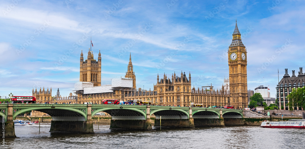 ロンドン ウェストミンスター宮殿 全景