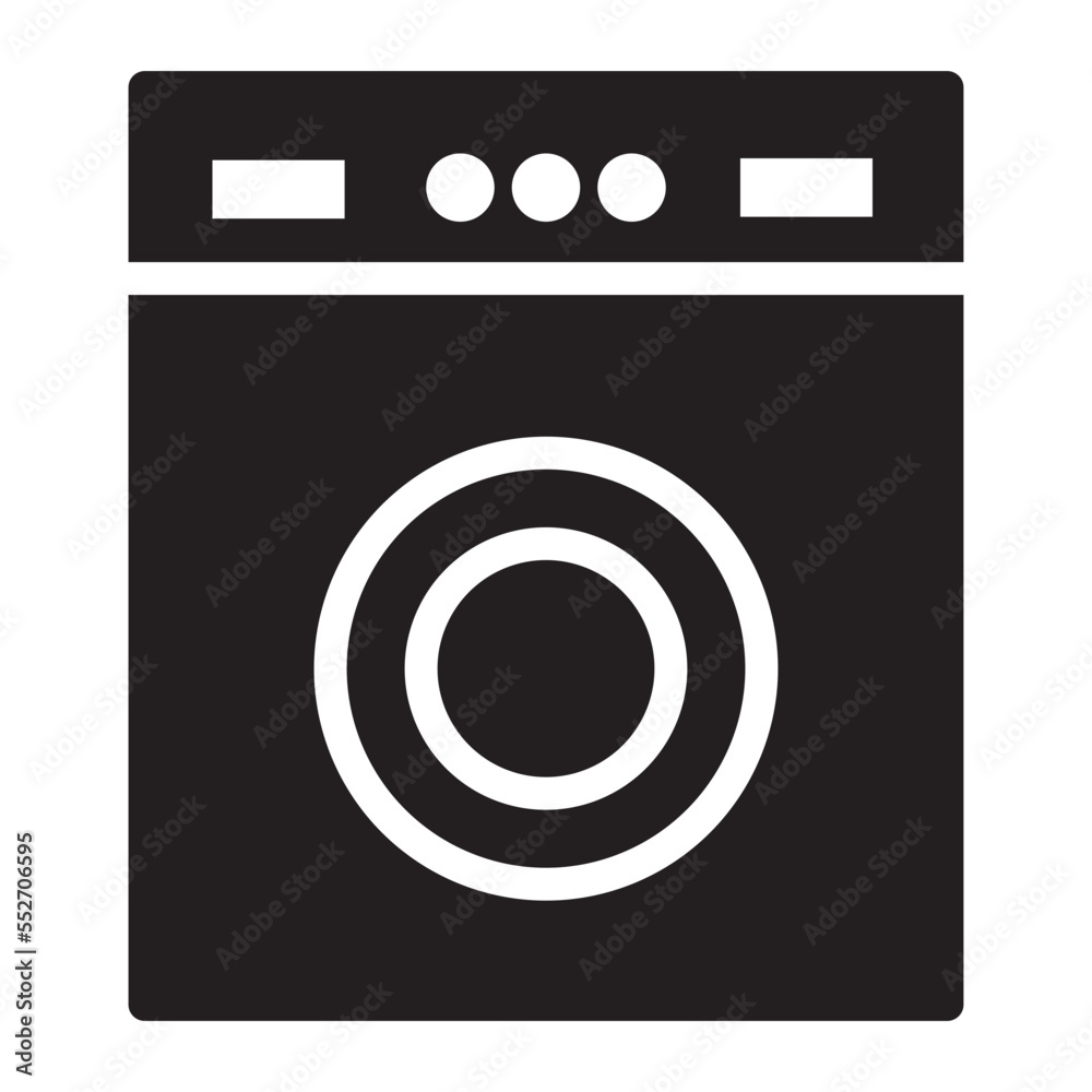 washing machine icon washing machine icon