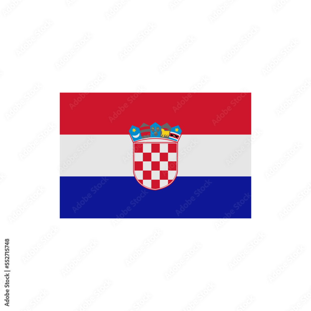 Fototapeta premium independence day of croatia icon set vector sign symbol