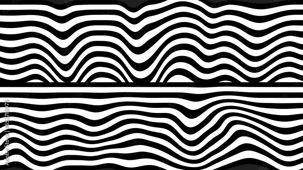Zebra skin topographic backgrounds and textures with abstract art creations, random black and white waves line background Zebra skin topographic backgrounds and textures with abstract art creations, random black and white waves line background