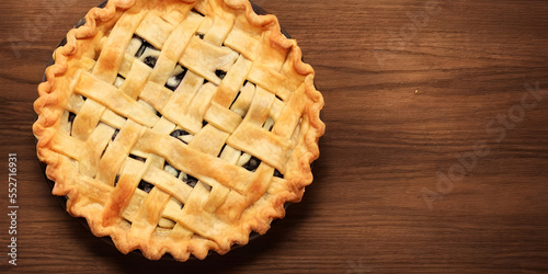 Apple Pie with Flaky Crust. Delicious Home Baked Pie homemade apple pie pie sitting on top of a wooden table