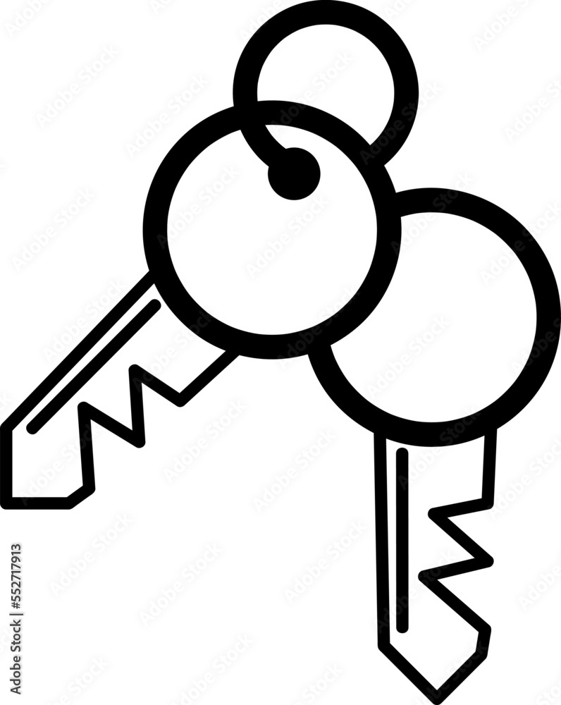 Door key vector icon, flat sign for web design. Symbol, logo illustration on white background..eps Door key vector icon, flat sign for web design. Symbol, logo illustration on white background..eps