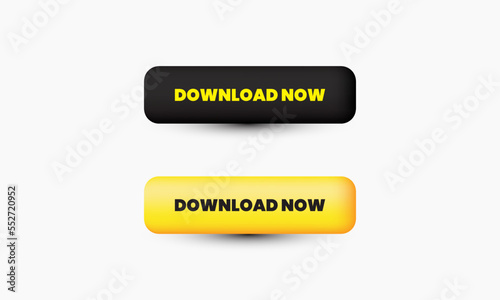 illustration icon download now button set 3d buttons isolated on background