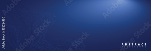 blue background lines wave abstract stripe design. blue abstract background for wide banner with modern pattern material texture. abstract futuristic technology 