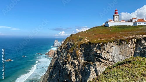 Portugal coast Europe travel Rock lighthouse 
