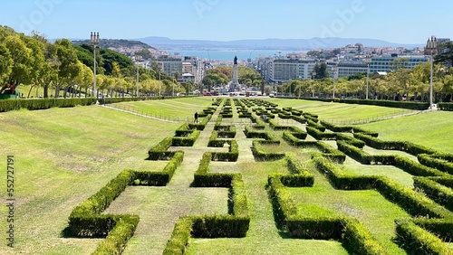 maze in the park Portugal travel 