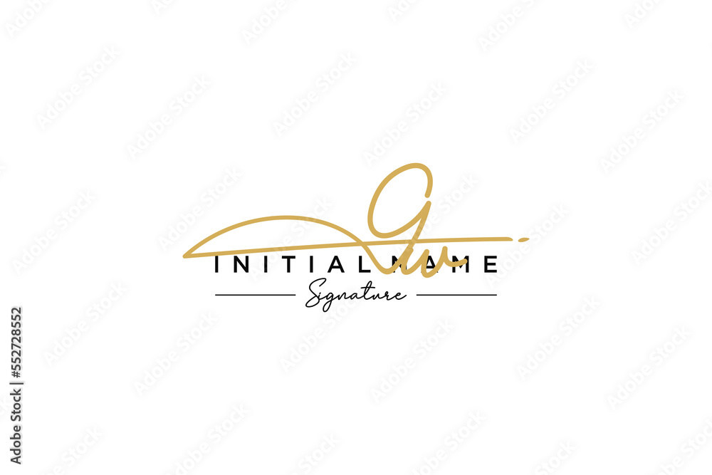 Initial GW signature logo template vector. Hand drawn Calligraphy lettering Vector illustration.
Initial GW signature logo template vector. Hand drawn Calligraphy lettering Vector illustration.