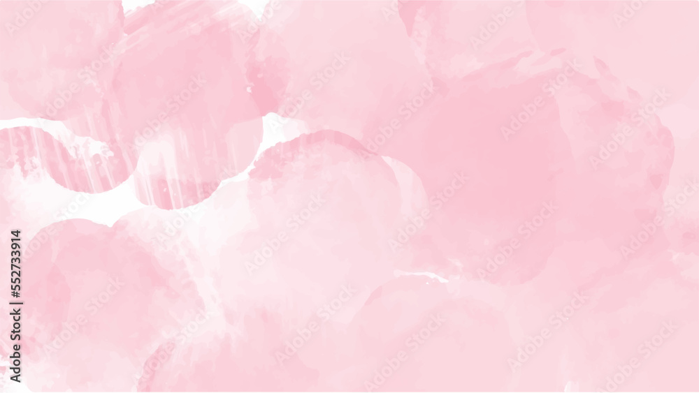 Fototapeta premium Abstract pink watercolor background for your design, watercolor background concept, vector.