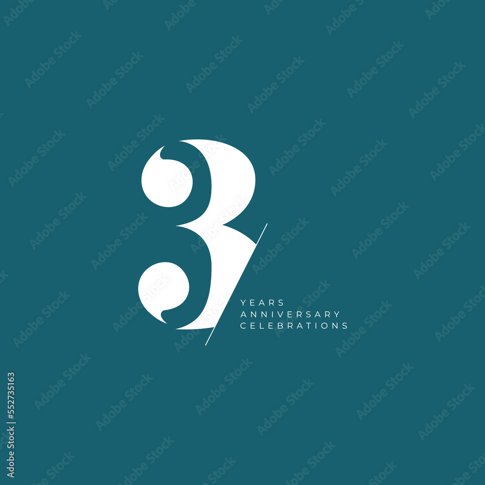 Fototapeta premium anniversary logo template