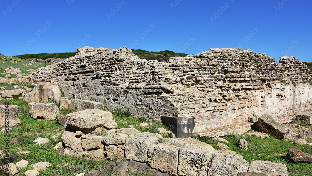 most important archaeological sites Tharros on island Sardinia