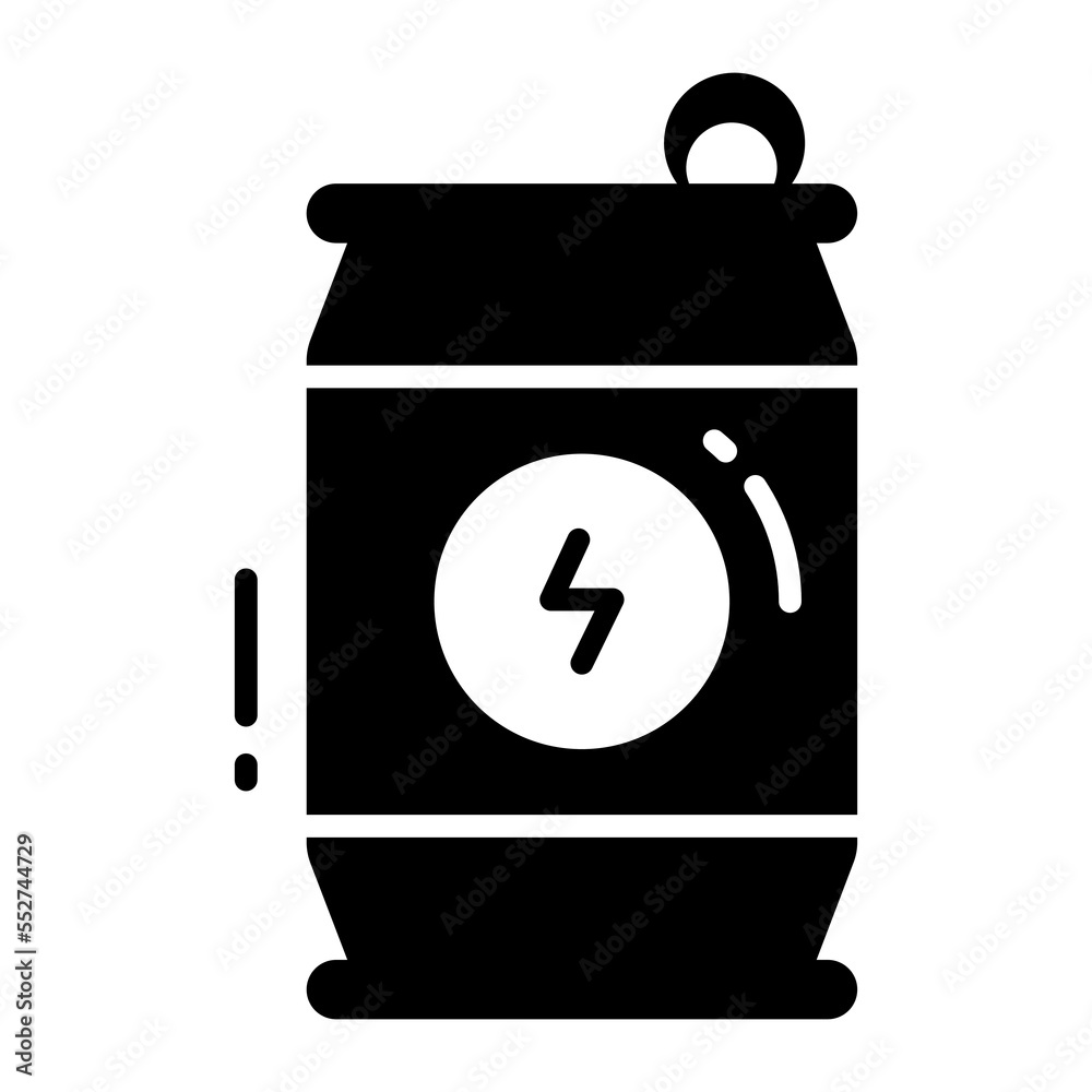 Energy drink vector icon in trendy style, carbonated drink Energy drink vector icon in trendy style, carbonated drink