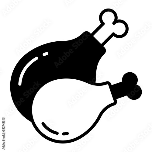 Perfectly design of drumsticks vector icon