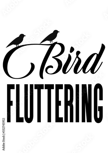 bird fluttering