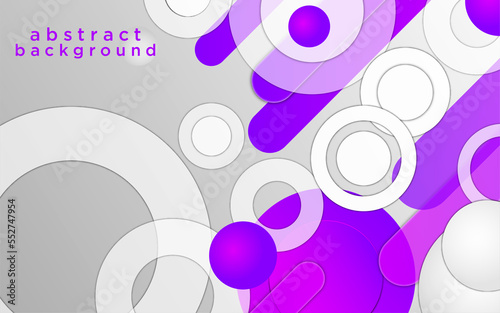 Shiny geometric abstract colorful background with circles