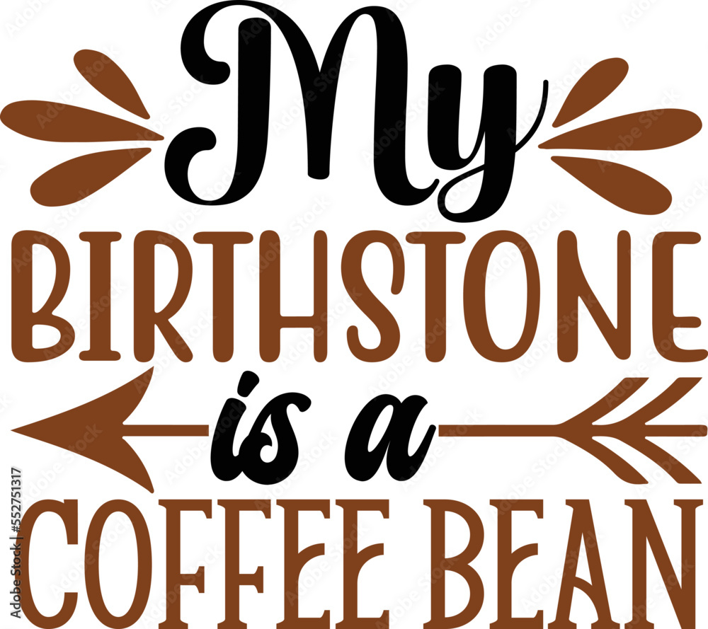 Fototapeta premium Coffee SVG design cut file