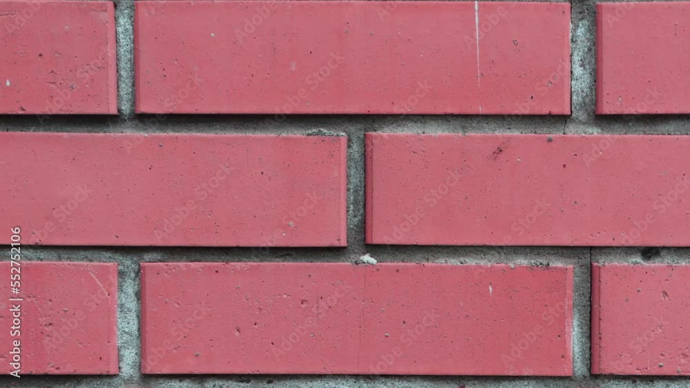 Bricks wall texture seamless loop. Urban street wall. Stock Video ...