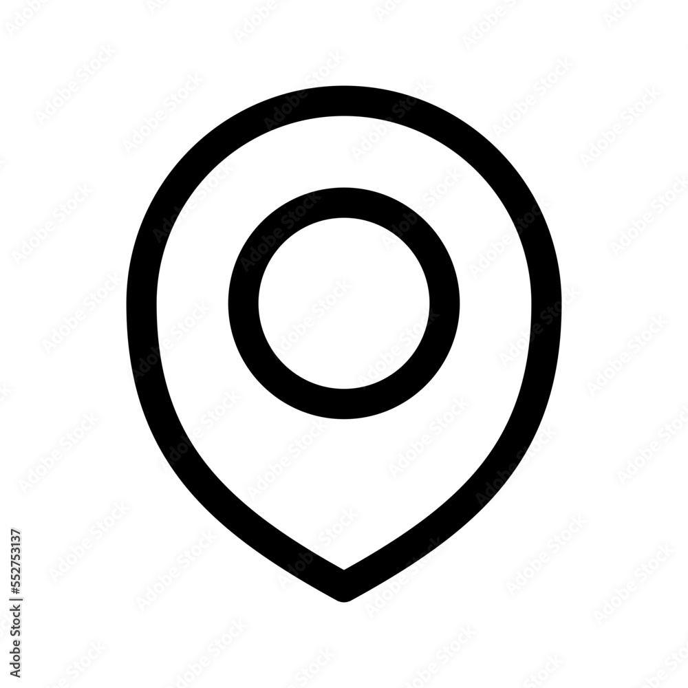 Pin Location Icon Vector Symbol Design Illustration Pin Location Icon Vector Symbol Design Illustration