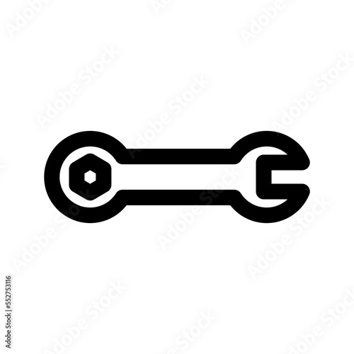 Wrench Icon Vector Symbol Design Illustration