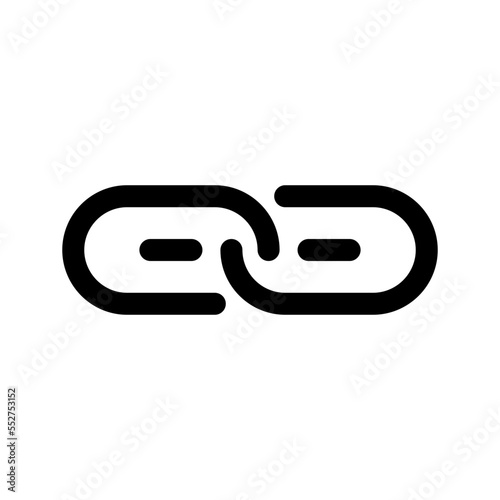 Broken Link Icon Vector Symbol Design Illustration