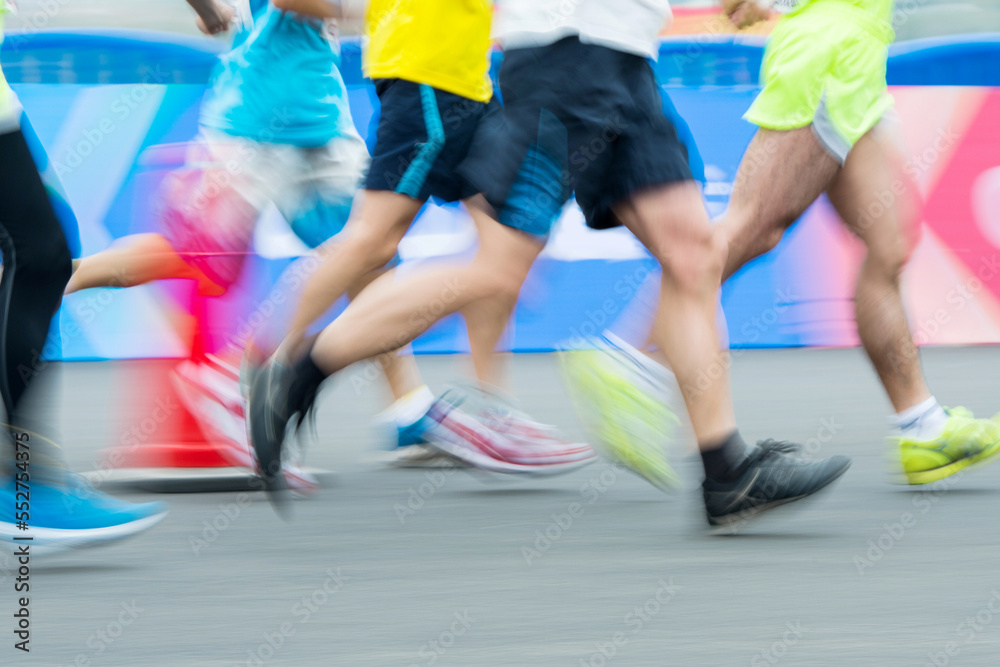Fototapeta premium Marathon runners