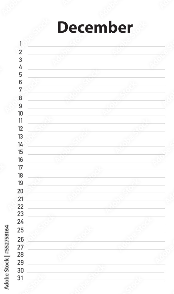 To do list, planner, calendar for December. To do list, planner, calendar for December.