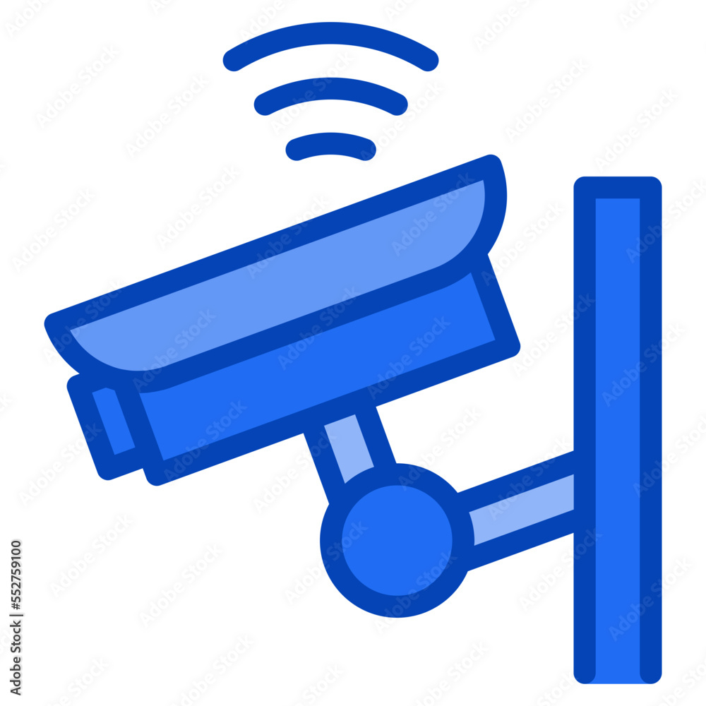cctv blue icon cctv blue icon