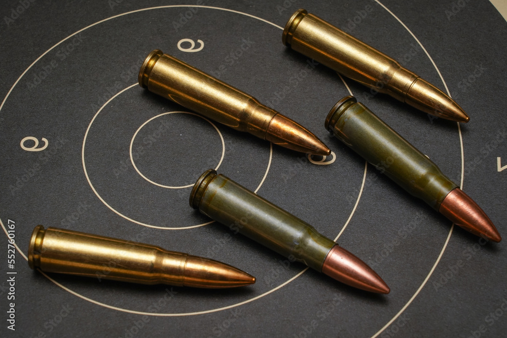 Photo art print ammo from ak 47 caliber 7 62x39mm dmitri