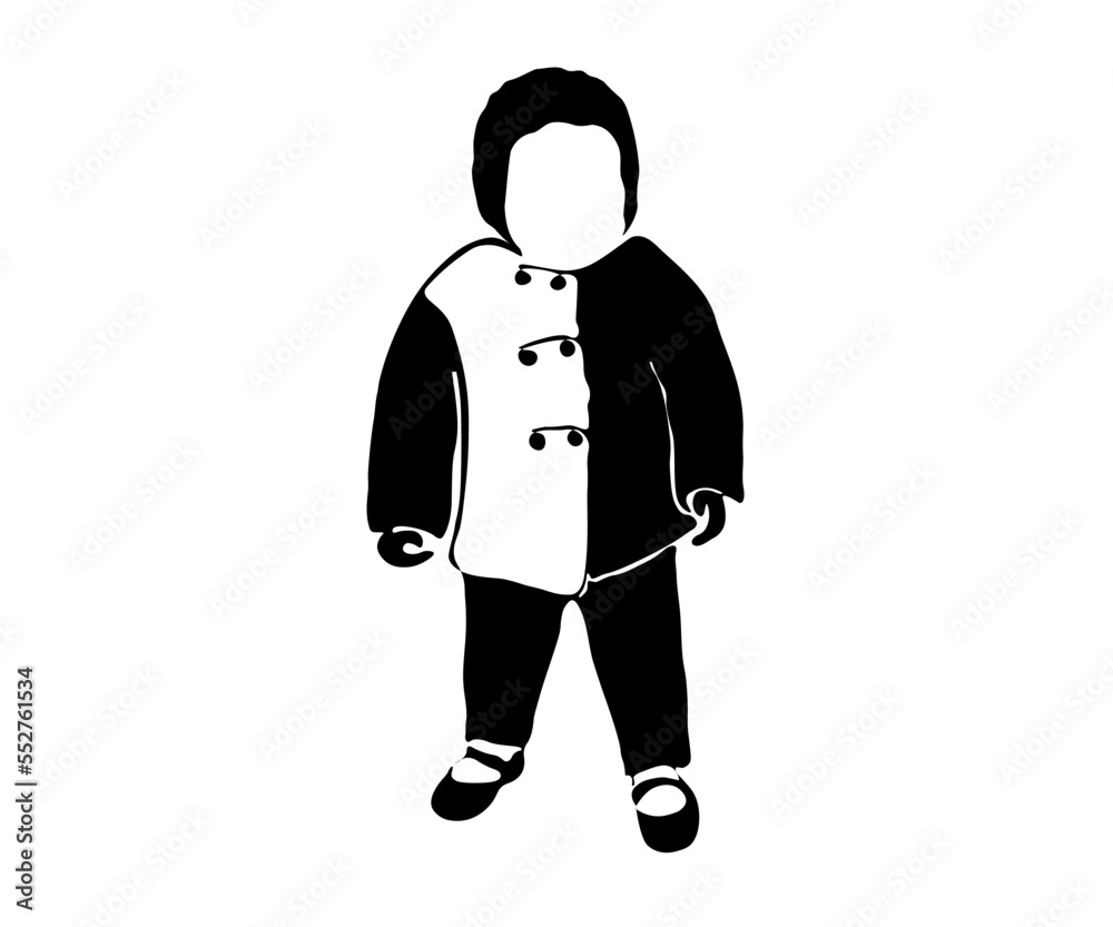 black and white logo child black and white logo child