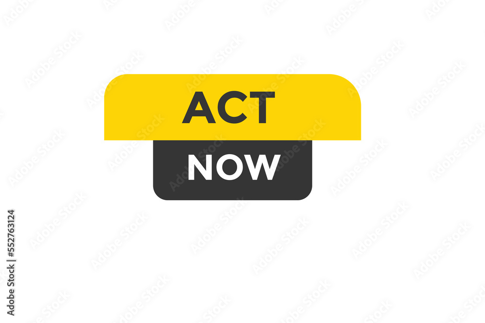Act now button web banner template Vector Illustration
Act now button web banner template Vector Illustration