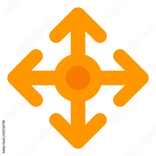 move flat icon
