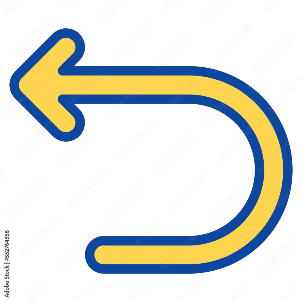 turn left two tone icon turn left two tone icon