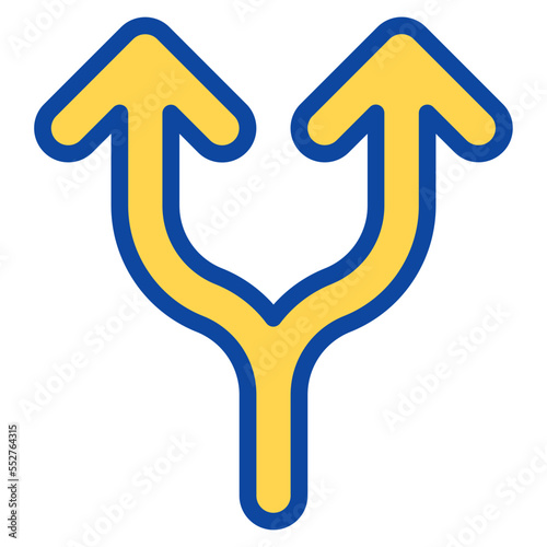 parallel two tone icon