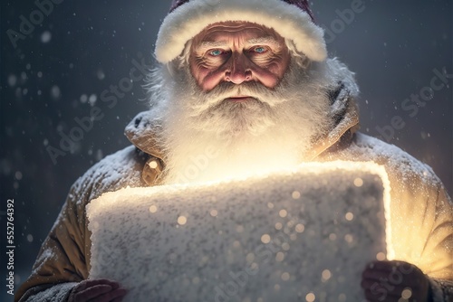 Santa Claus card, AI creation