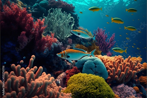 Obraz na płótnie Coral reef