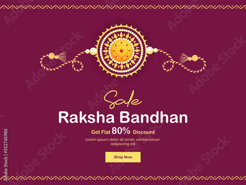 Raksha Bandhan post sale design 