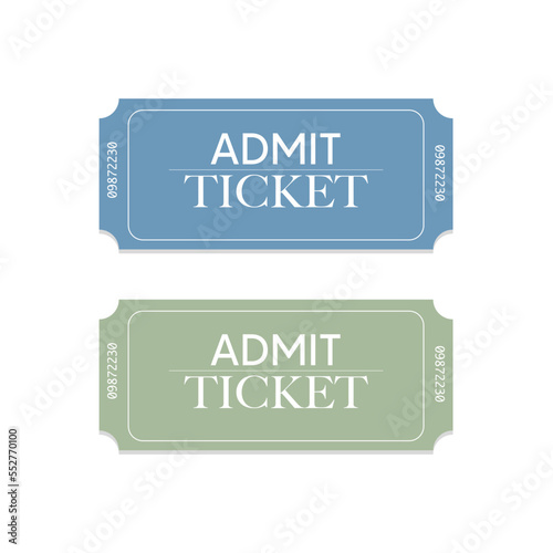 admit one ticket