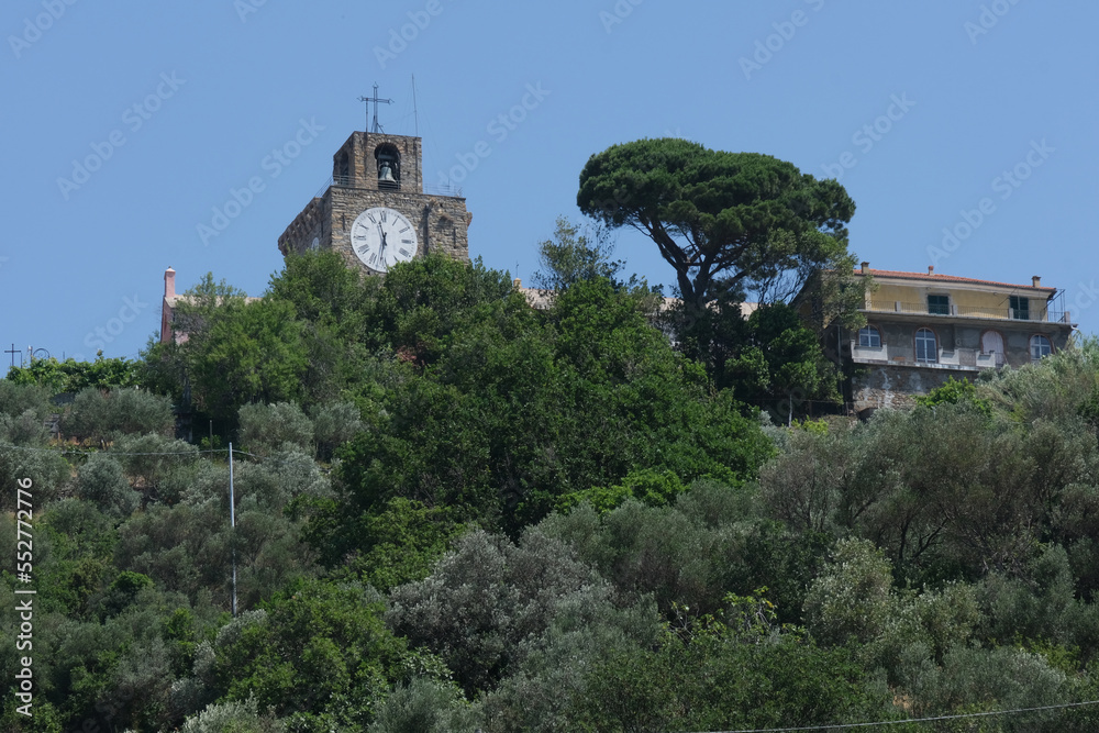 Il villaggio di Costa nel territorio comunale di Framura in provincia di La Spezia, Liguria, Italia.