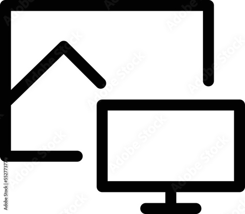 Display Screen Vector Icon 