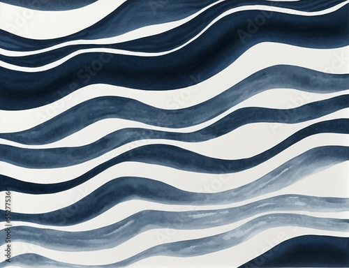 closeup calm water ripples in navy and silver and white, minimalist, watercolor