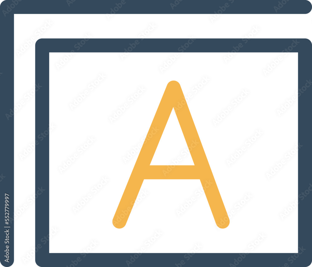 Typography Vector Icon
Typography Vector Icon