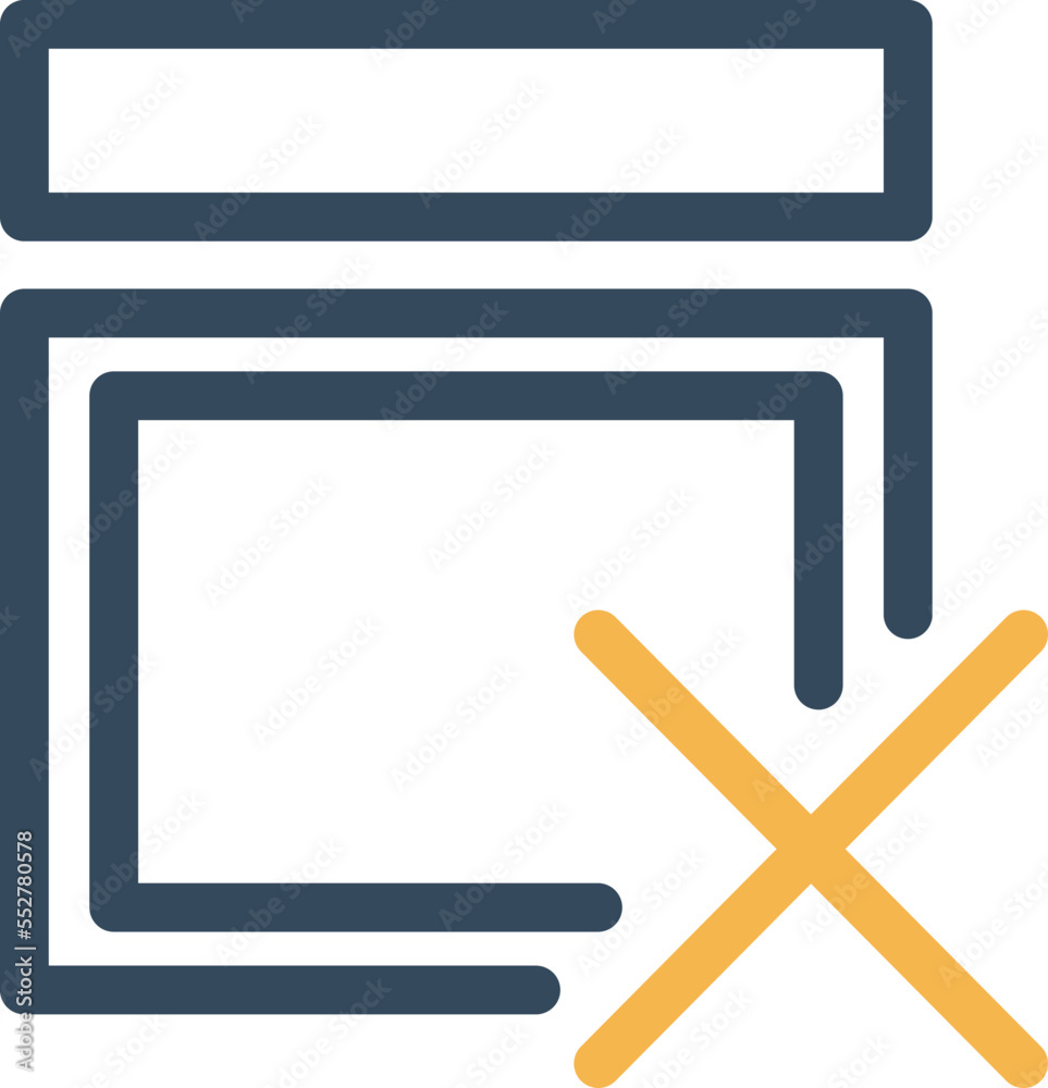 Reject Template Vector Icon Reject Template Vector Icon