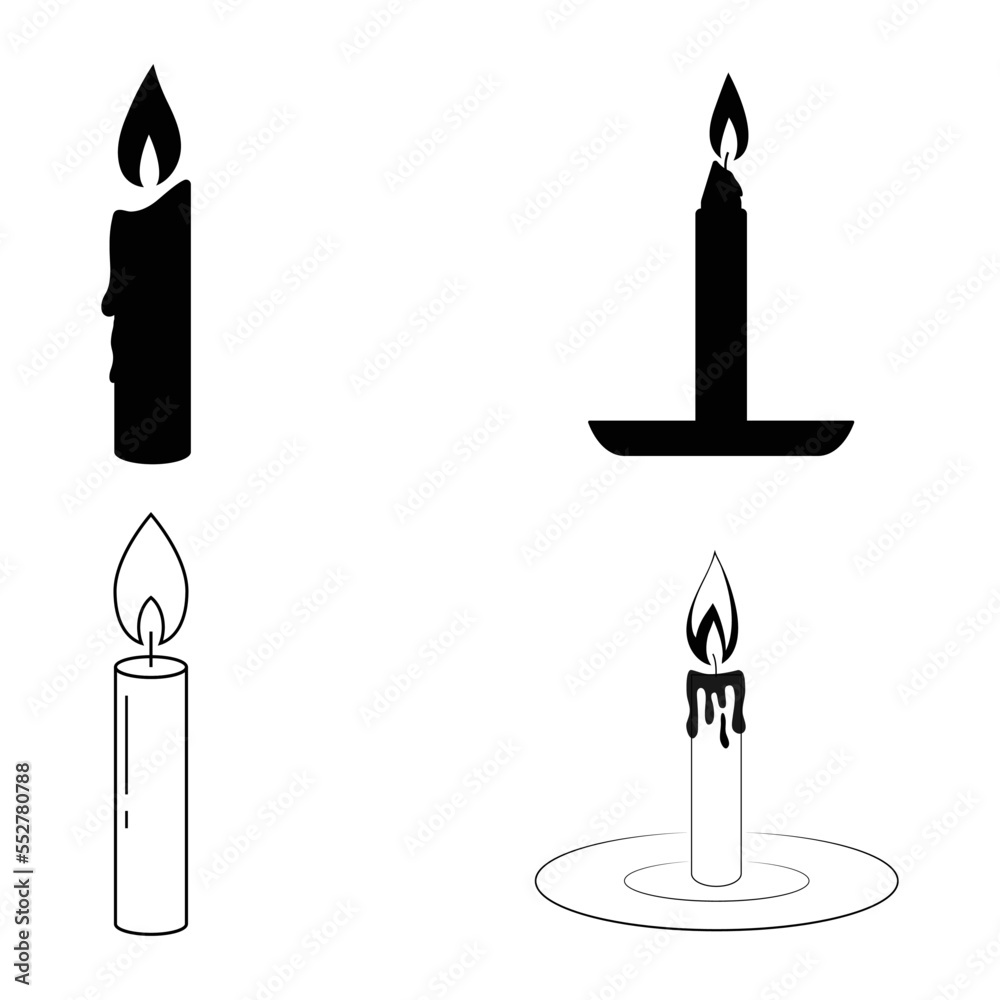 candle icon vector candle icon vector
