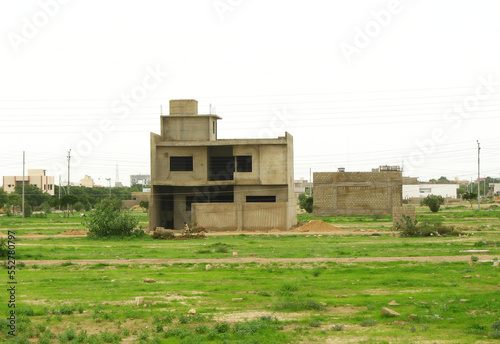 Gray Structure of house