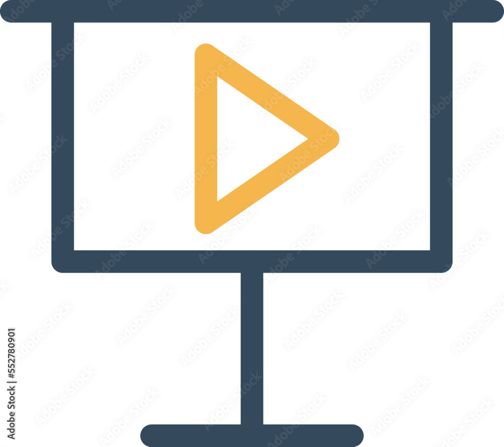 Online Presentation Vector Icon
Online Presentation Vector Icon